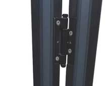 Discreet Hinges Aluminium bi-folding doors